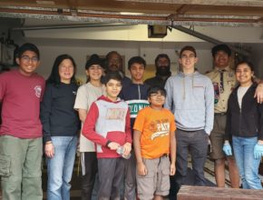 Eagle Scout builds benches for Meadow Homes Elementary