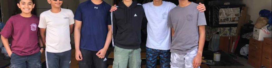 Eagle Scout builds shelves for nearby animal shelter