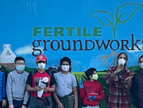 Shiven Aggarwal and the Hydra Patrol Plant Alyssum Seeds at Fertile Groundworks