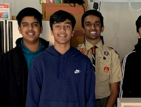 Vignesh Senthilkumar Builds Cabinets for the Hayward Senior Center